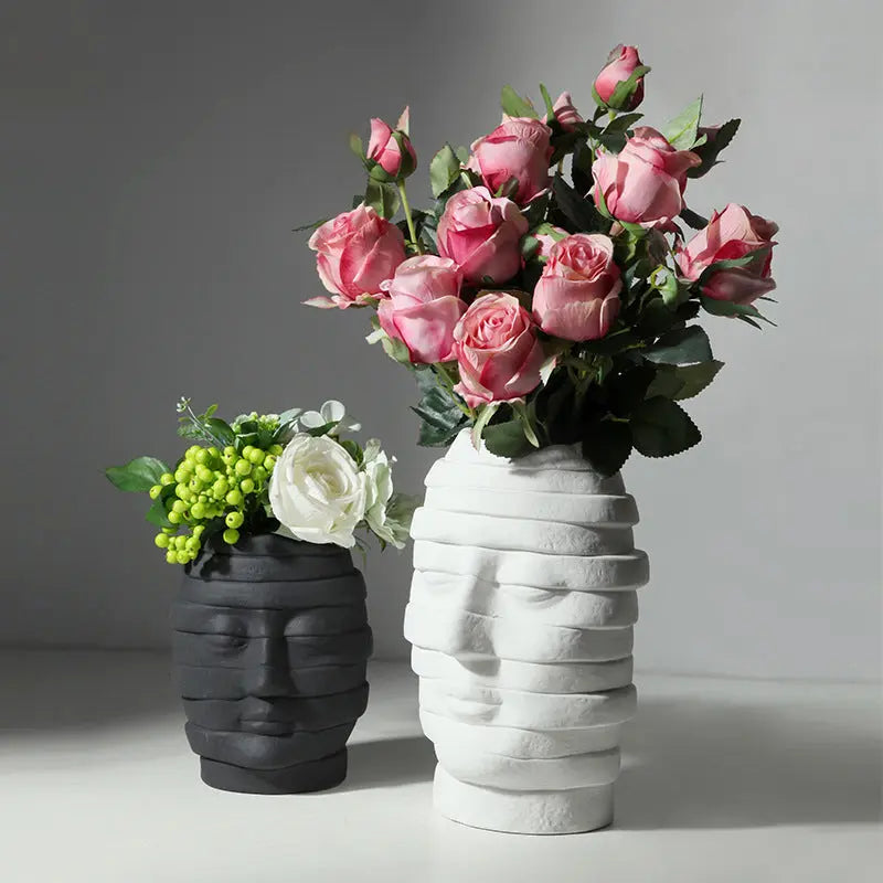 Simple Art Vase Avatar Creative Ornaments - ElectroAccessories