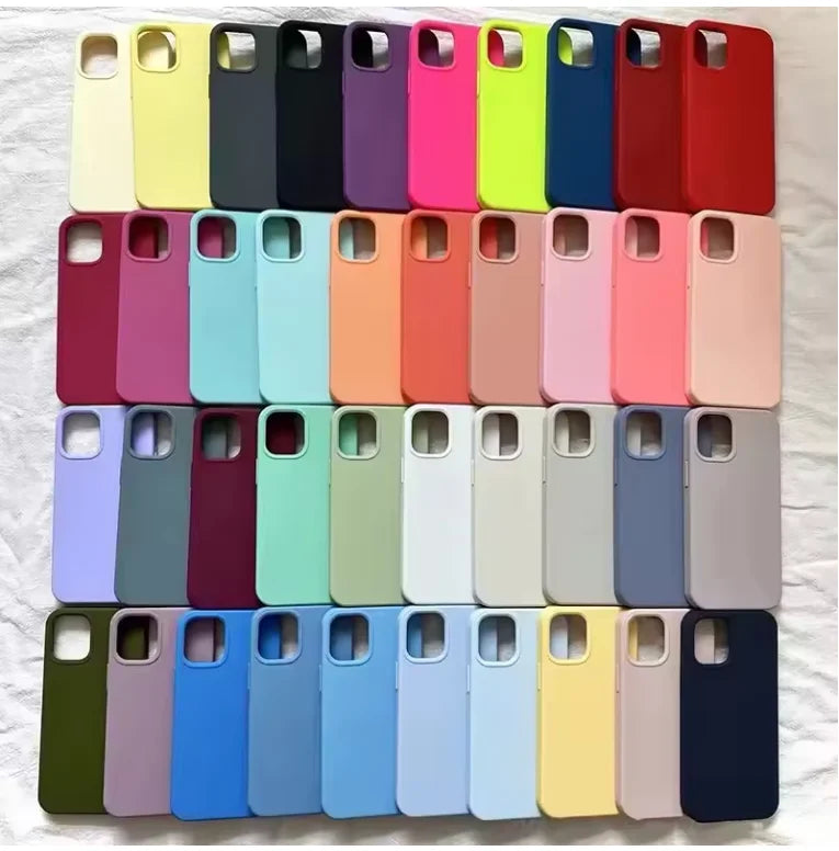 Liquid Silicone Shockproof Case – iPhone 11 to 17 Pro Max
