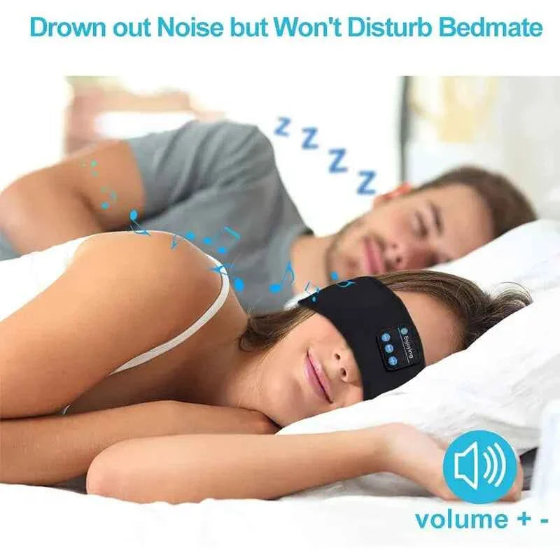 Bluetooth Sleeping Headband Wireless Headphones Music Eye Mask - ElectroAccessories