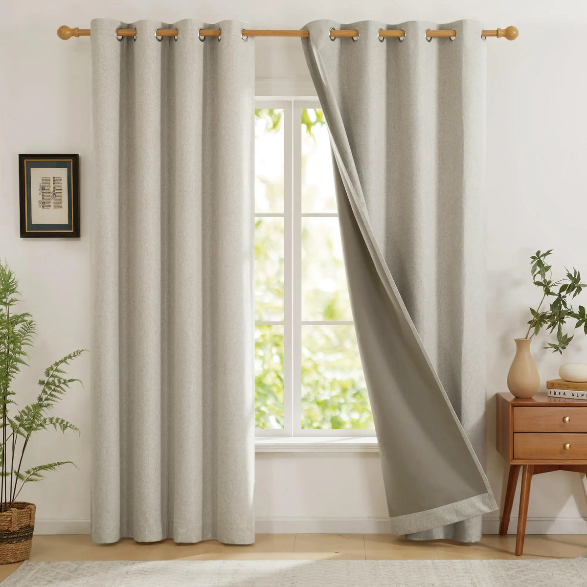 350cm Height Custom Made 100% Blackout Curtains Extra Long Noise Reducing Curtains Bedroom Living Room Curtains