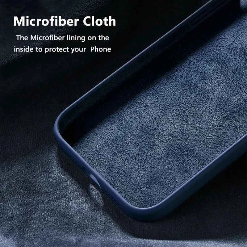 Liquid Silicone Shockproof Case iPhone 11 to 17 Pro Max - ElectroAccessories