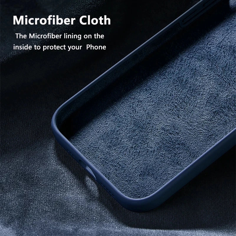 Liquid Silicone Shockproof Case – iPhone 11 to 17 Pro Max