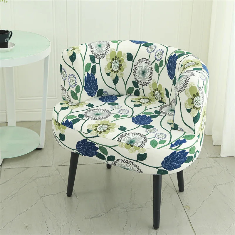 2026 Fashion Printed Elastic Chair Cover Soft Stretch Small Sofa Covers for Living Room Comfort Universal Furniture Protector