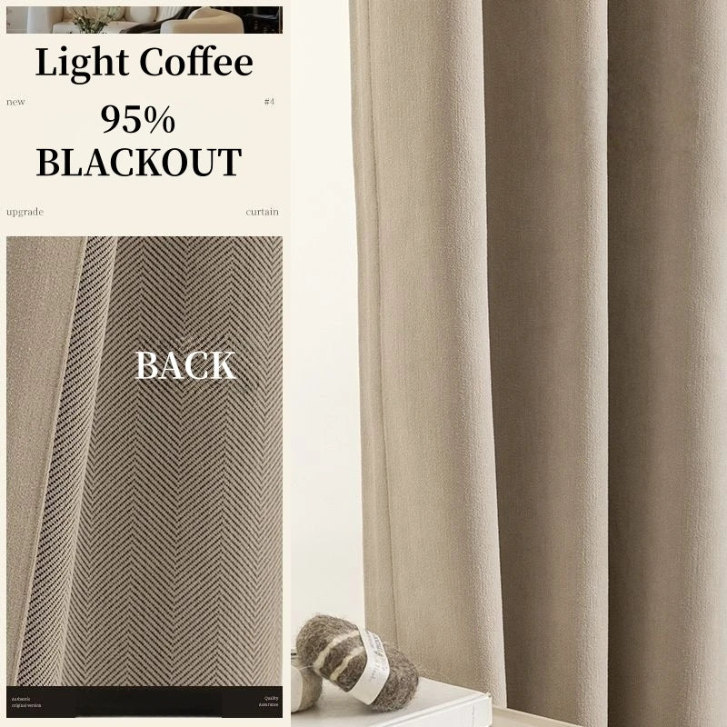 Chenille Blackout Curtains