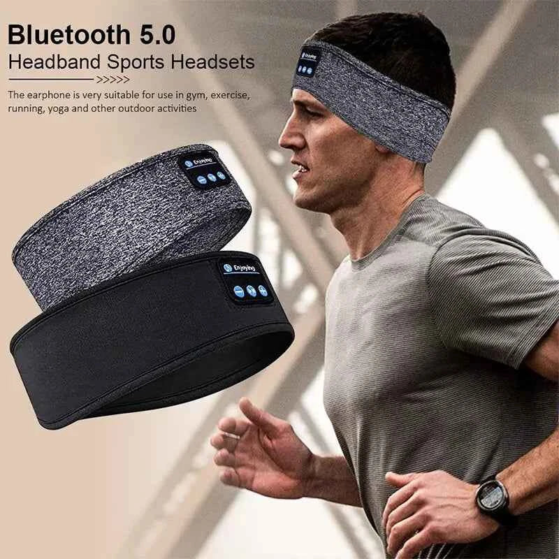 Bluetooth Sleeping Headband Wireless Headphones Music Eye Mask - ElectroAccessories
