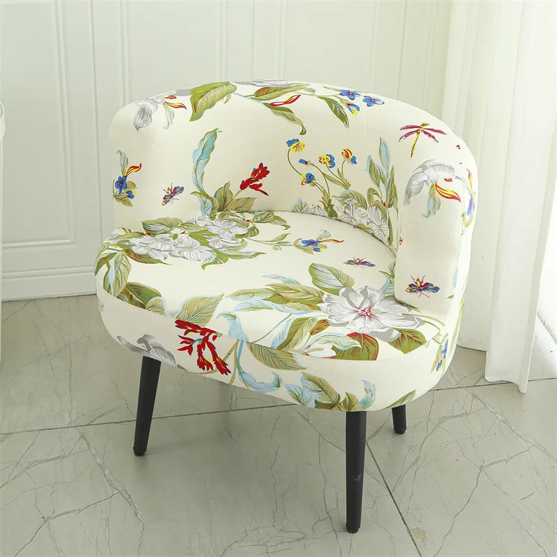 2026 Fashion Printed Elastic Chair Cover Soft Stretch Small Sofa Covers for Living Room Comfort Universal Furniture Protector