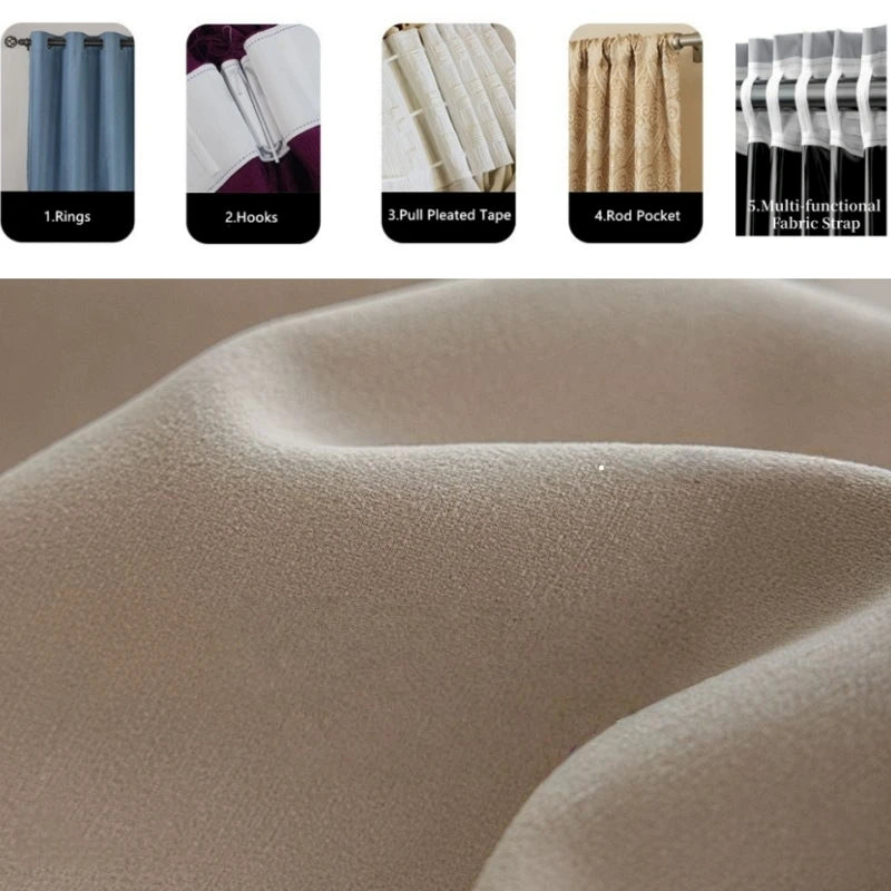 Chenille Blackout Curtains