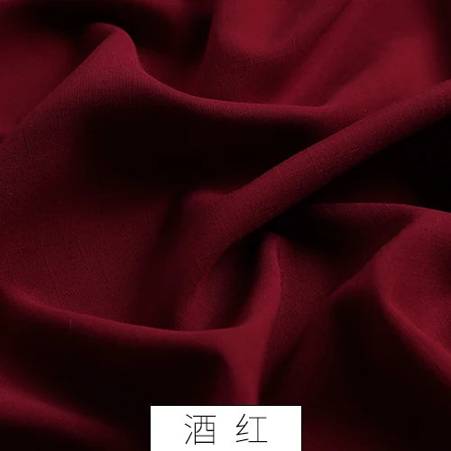 Bamboo Cotton Linen Fabric by the Meter – Soft & Lightweight