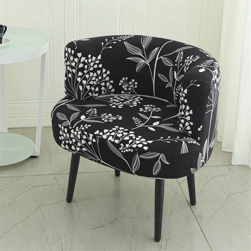 2026 Fashion Printed Elastic Chair Cover Soft Stretch Small Sofa Covers for Living Room Comfort Universal Furniture Protector
