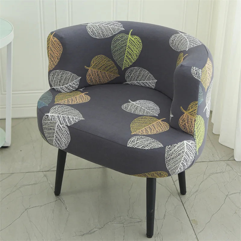 2026 Fashion Printed Elastic Chair Cover Soft Stretch Small Sofa Covers for Living Room Comfort Universal Furniture Protector