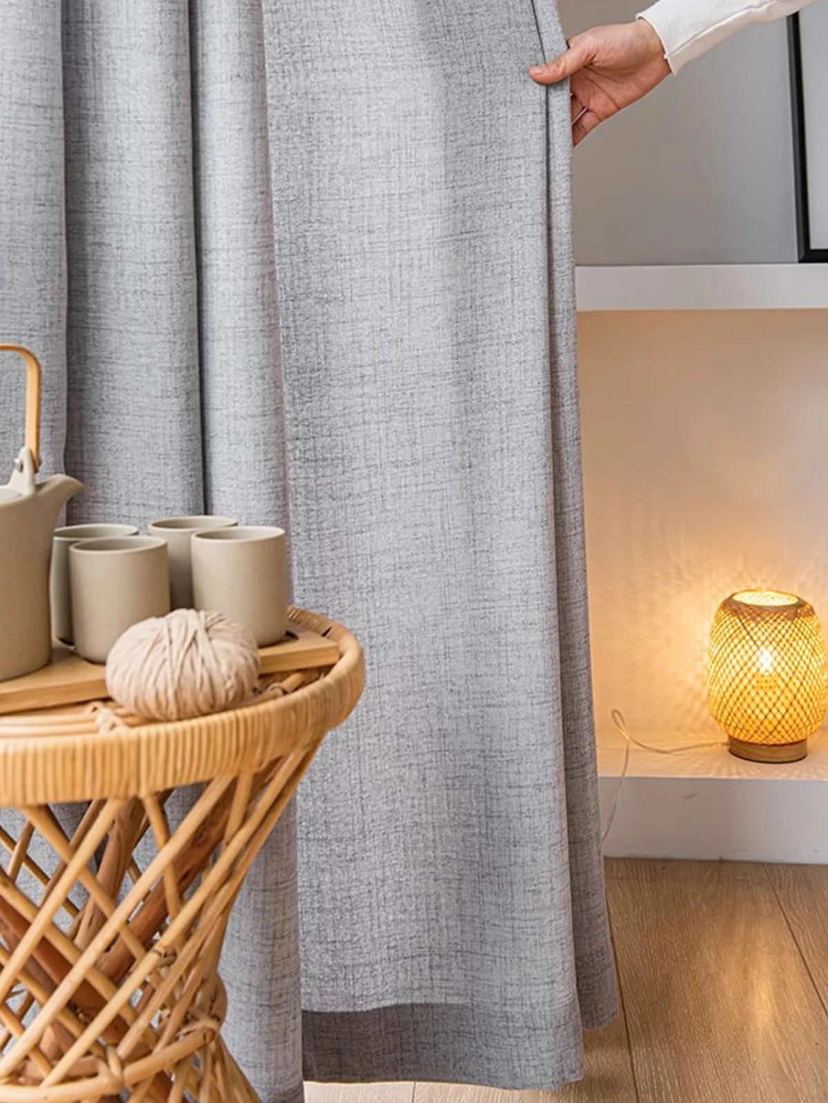 Grey Sheer Curtains – For Bedroom & Living Room