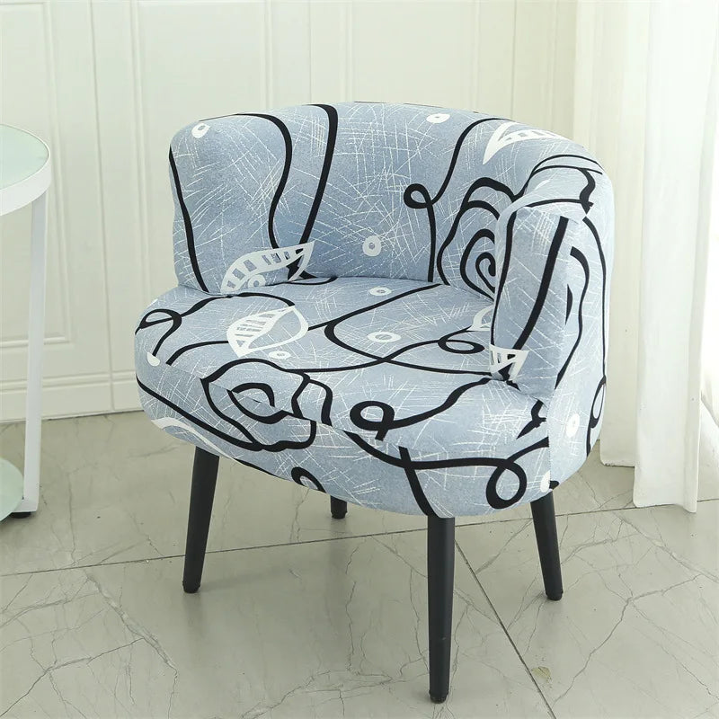 2026 Fashion Printed Elastic Chair Cover Soft Stretch Small Sofa Covers for Living Room Comfort Universal Furniture Protector