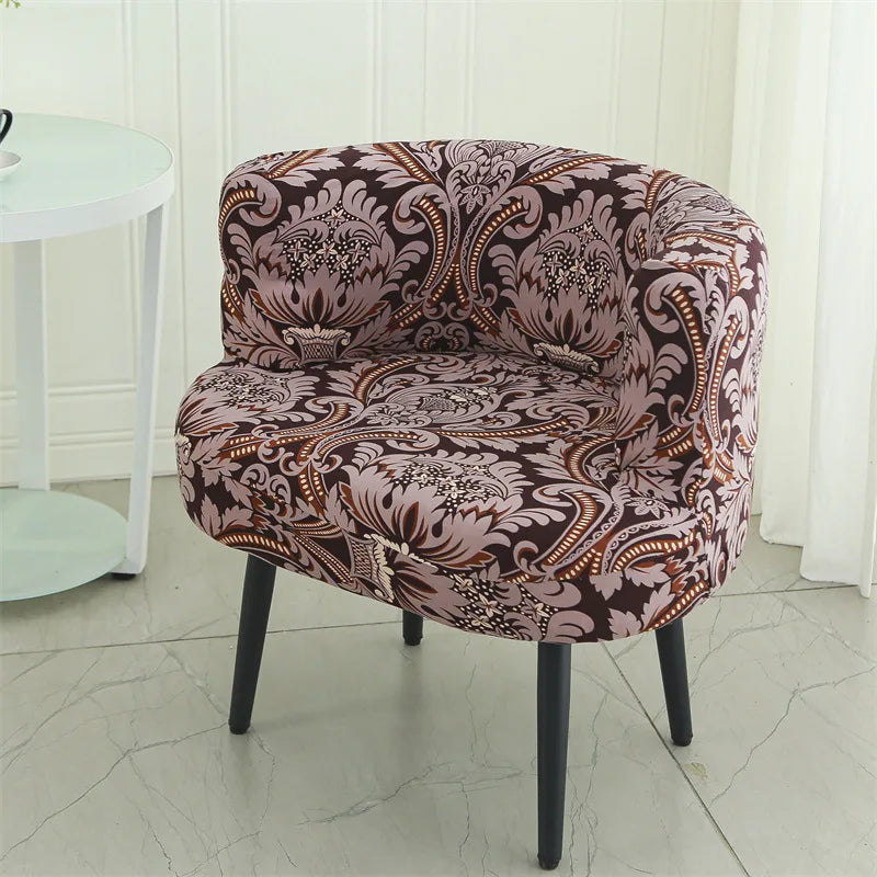 2026 Fashion Printed Elastic Chair Cover Soft Stretch Small Sofa Covers for Living Room Comfort Universal Furniture Protector