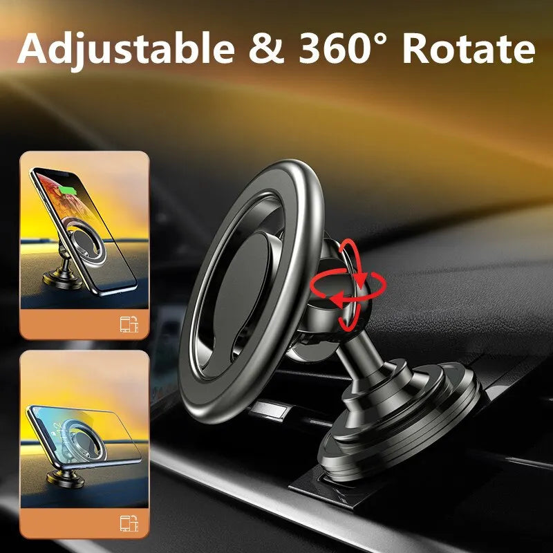 Magnetic MagSafe Car Phone Mount – Universal Fit