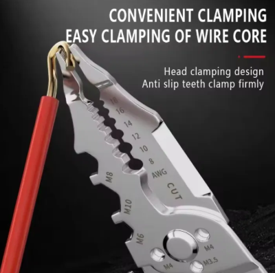 Multifunctional Wire Stripper and Crimping Pliers