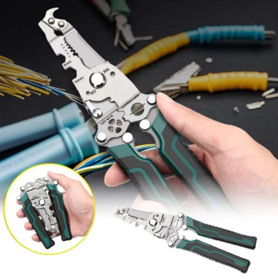 Multifunctional Wire Stripper and Crimping Pliers
