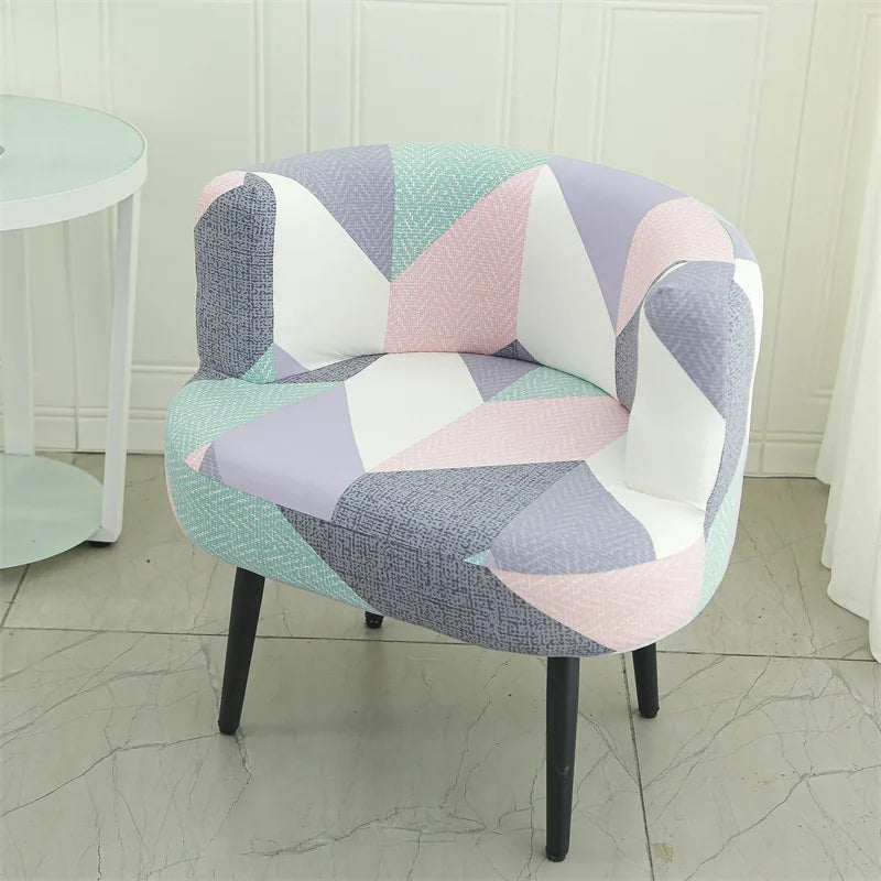 2026 Fashion Printed Elastic Chair Cover Soft Stretch Small Sofa Covers for Living Room Comfort Universal Furniture Protector