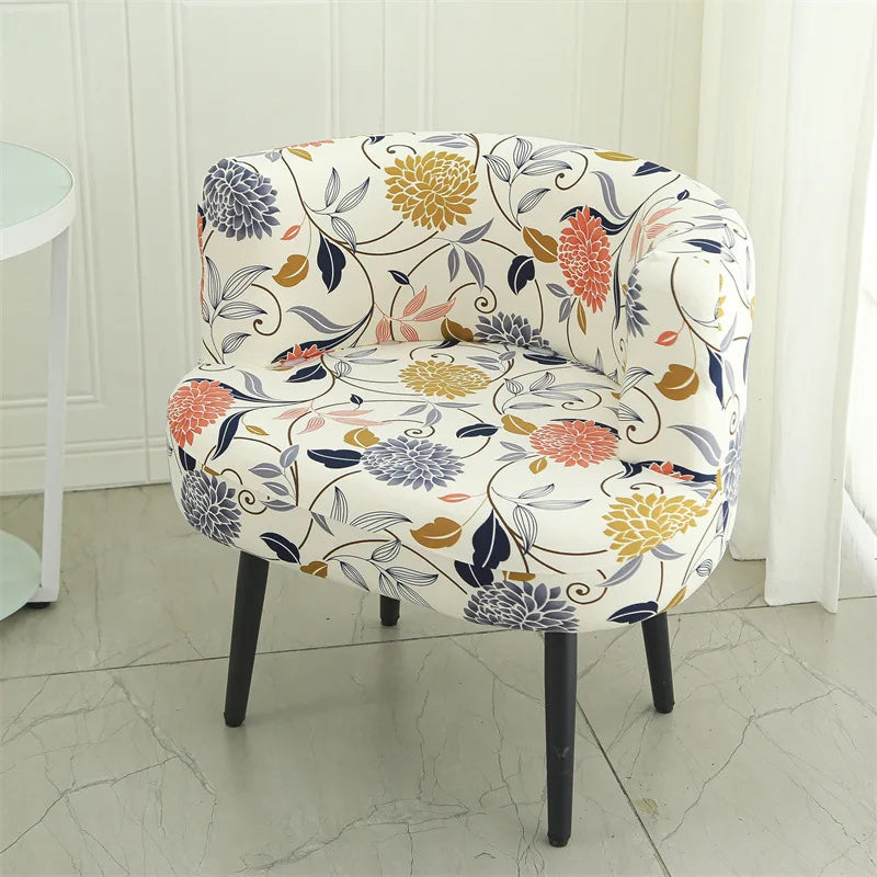 2026 Fashion Printed Elastic Chair Cover Soft Stretch Small Sofa Covers for Living Room Comfort Universal Furniture Protector