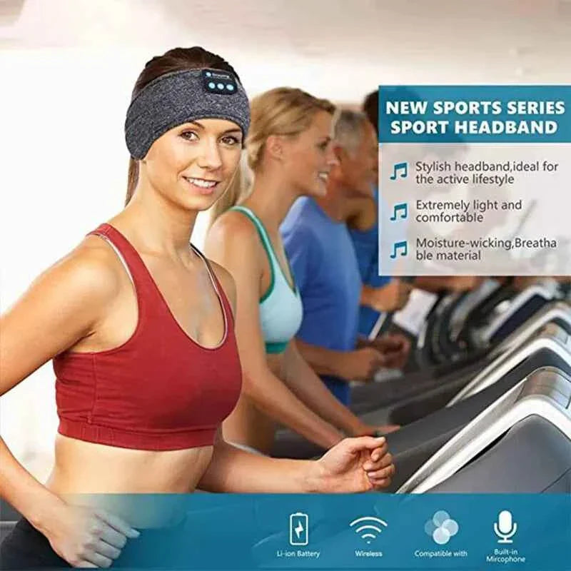 Bluetooth Sleeping Headband Wireless Headphones Music Eye Mask - ElectroAccessories