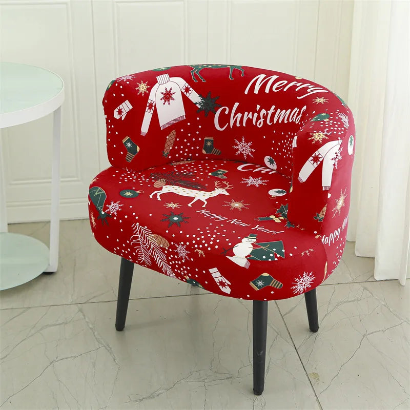 2026 Fashion Printed Elastic Chair Cover Soft Stretch Small Sofa Covers for Living Room Comfort Universal Furniture Protector