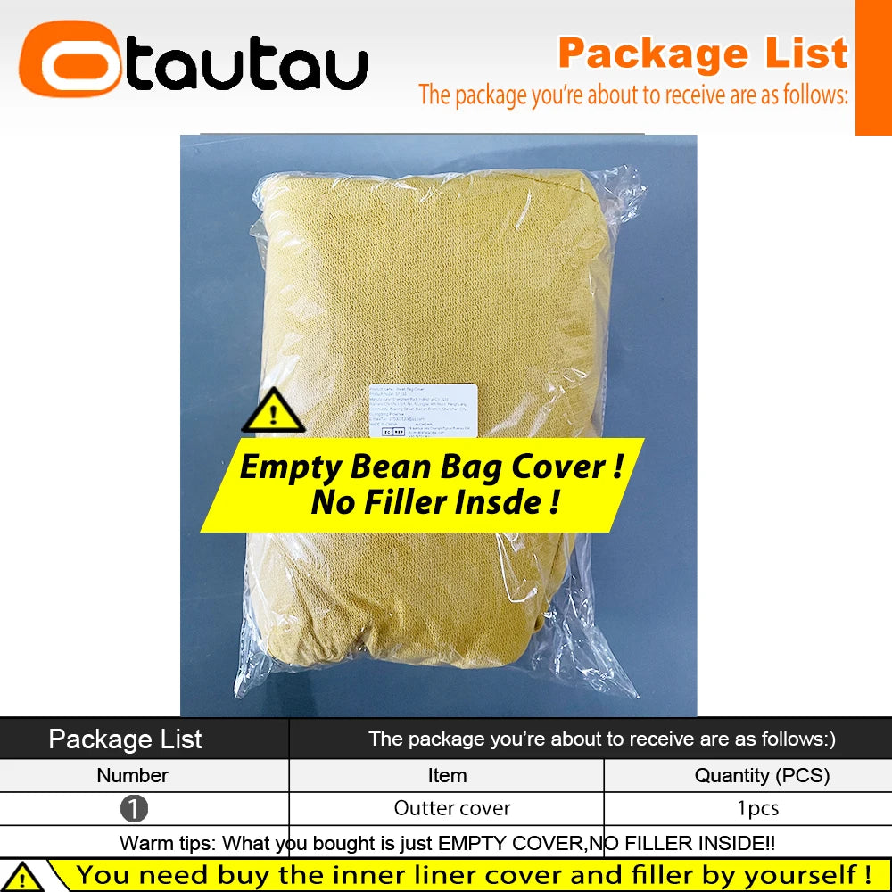 Bean Bag Cover SF133 – Removable Cover for Lounge Chair