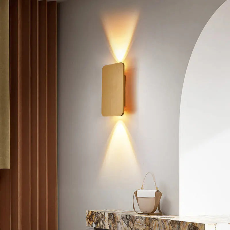 Minimalist Wall Lamp LED Bedroom Bedside Lamp Nordic Modern Art - ElectroAccessories