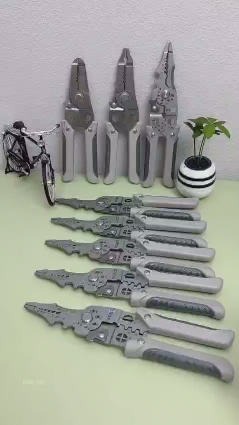 Multifunctional Wire Stripper and Crimping Pliers