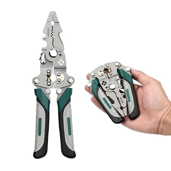 Multifunctional Wire Stripper and Crimping Pliers